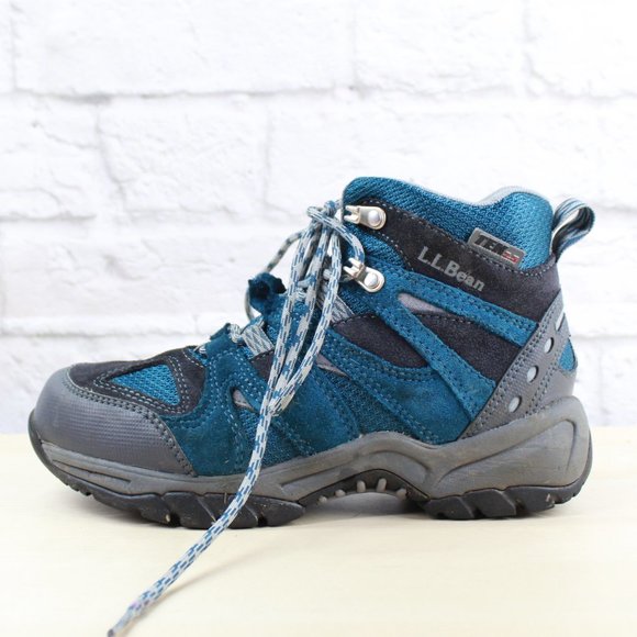 L.L. Bean Other - LL Bean Blue Suede Tek 2.5 Trail Model Waterproof Hiking Boots Size 4